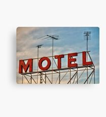 MOTEL Canvas Print