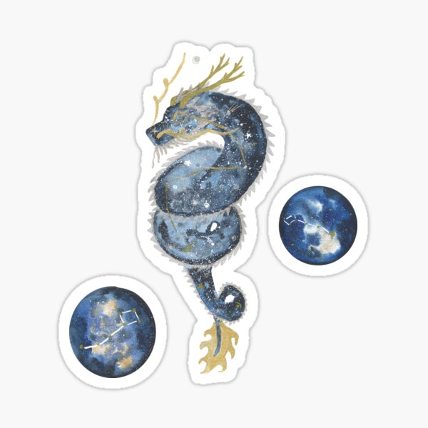 Draco and Ursa Sticker