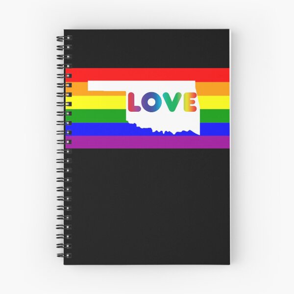 Item preview, Oklahoma Gay Pride Shirt - Oklahoma LGBT Rainbow Flag Shirt - Oklahoma Gay Pride designed and sold by Galvanized.