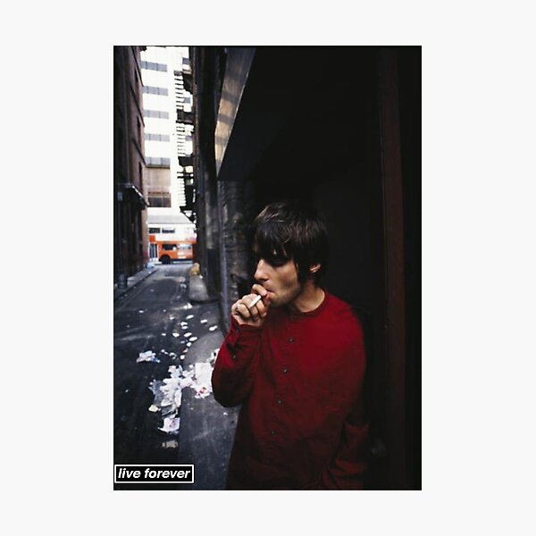 Oasis Live forever Photographic Print