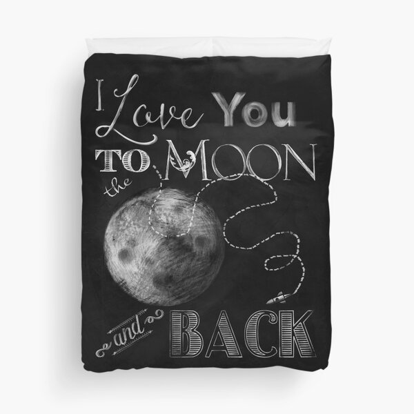 Item preview, Sweet Moon Love chalkboard typography chalkboard art designed and sold by Glimmersmith.