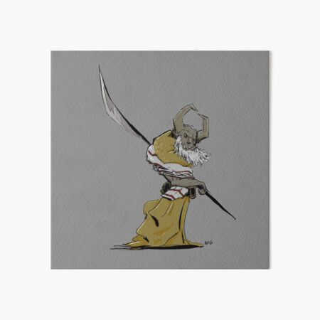 Horned Poleman Art Board Print
