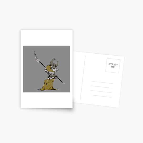 Horned Poleman Postcard