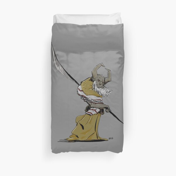 Horned Poleman Duvet Cover