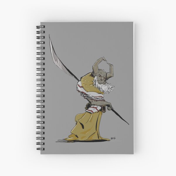 Horned Poleman Spiral Notebook