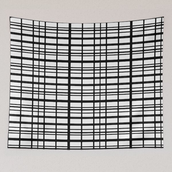 Item preview, Simplistic Black and White Grid designed and sold by Jasper333.