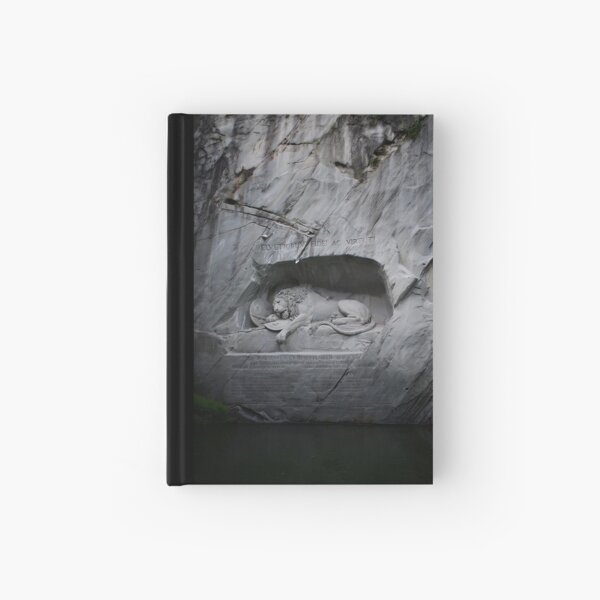 Lion Monument - Lucerne, Switzerland Hardcover Journal