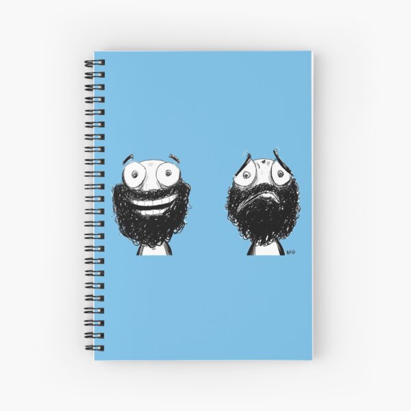 Happy and Sad Spiral Notebook