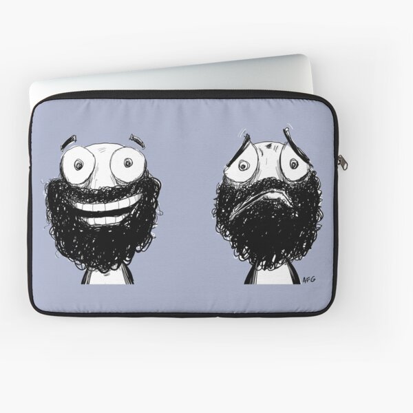 Happy and Sad Laptop Sleeve