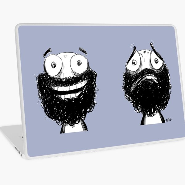 Happy and Sad Laptop Skin