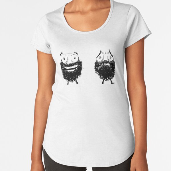 Happy and Sad Premium Scoop T-Shirt