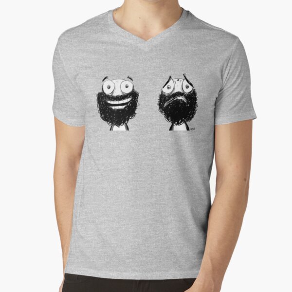 Happy and Sad V-Neck T-Shirt