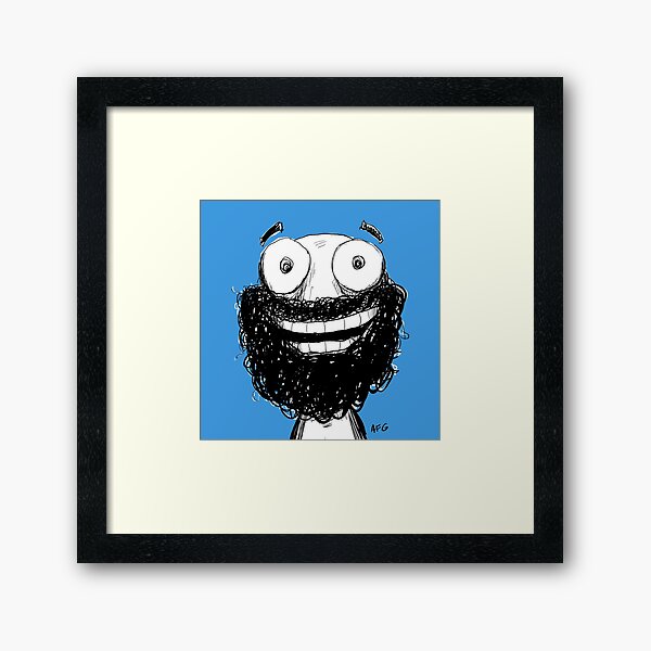 Happy! Framed Art Print