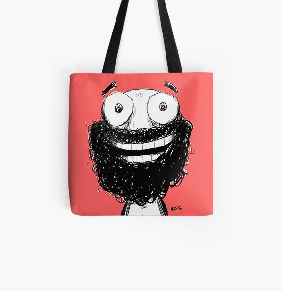 Happy! All Over Print Tote Bag