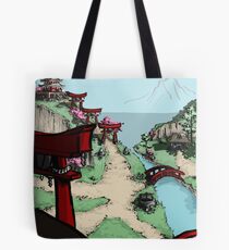 Blossom Village Tote Bag