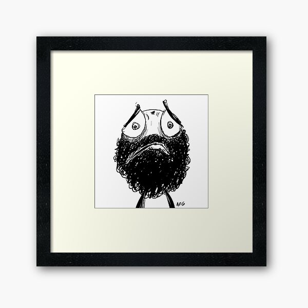 Sad! Framed Art Print