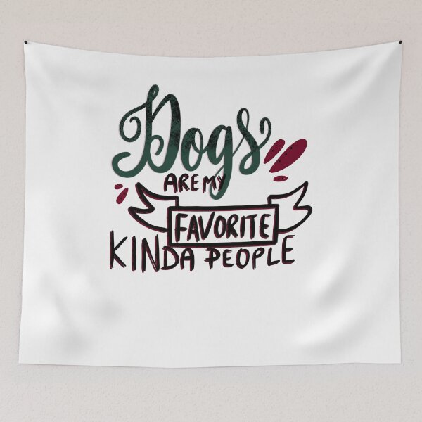 Item preview, Dogs are my Favorite Kinda People T-shirt designed and sold by PhantomDesign.