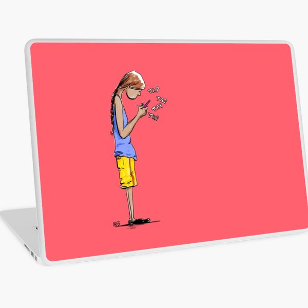 Texting Laptop Skin