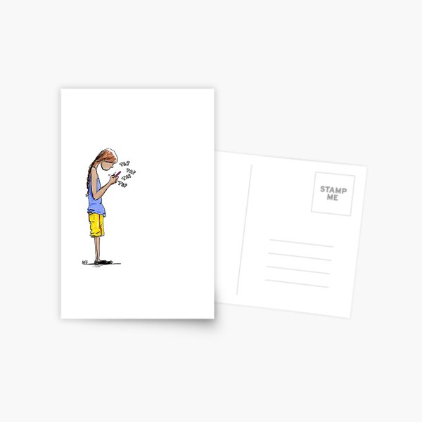 Texting Postcard