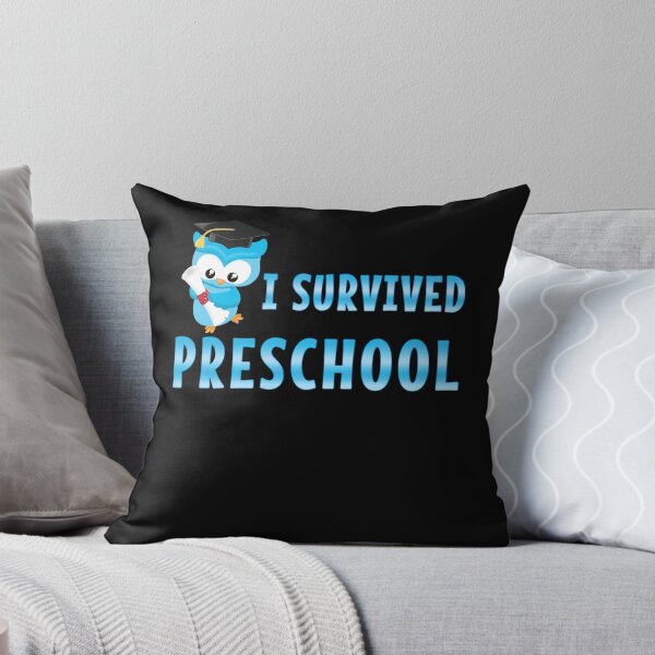 Item preview, I Survived Preschool Cute Owl Graduation Elementary Grade School Design designed and sold by SpiritWestDesig.