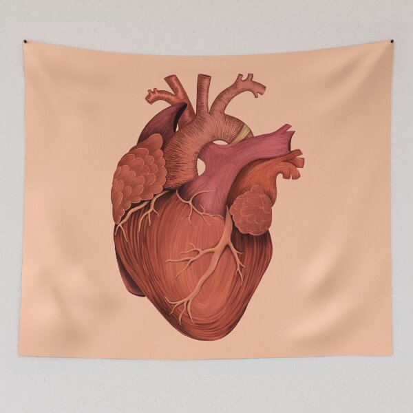 Item preview, Anatomical Human Heart - Warm Hue designed and sold by fayee8.