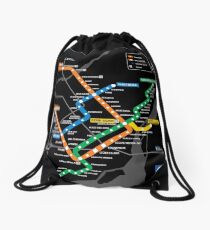 STM Montreal Metro Drawstring Bag