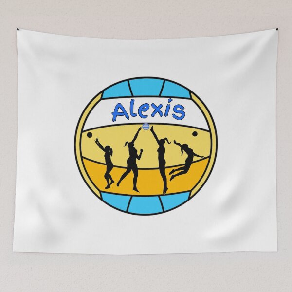 Item preview, Alexis loves volleyball!  designed and sold by Attiva.