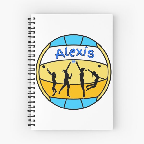 Item preview, Alexis loves volleyball!  designed and sold by Attiva.