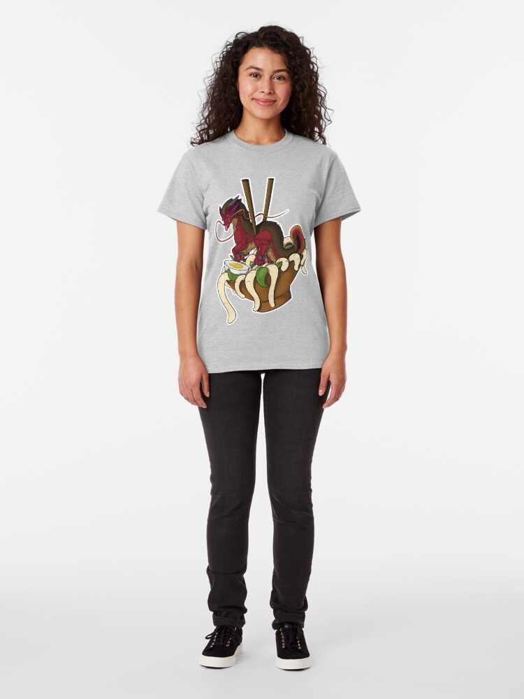 T-shirt classique ''Dragon nouille!' : autre vue