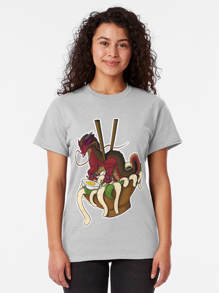 T-shirt classique ''Dragon nouille!' : autre vue