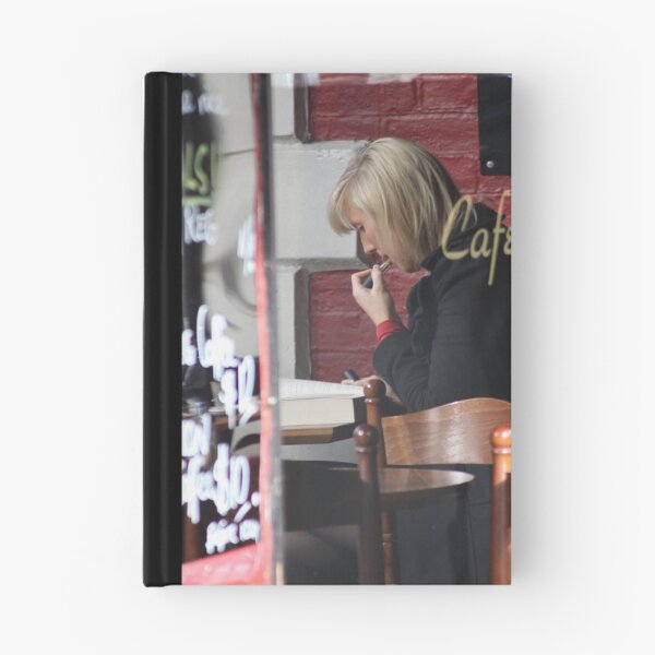 Item preview, Refreshing her lipstick, while reading a book ... designed and sold by Ell-on-Wheels.