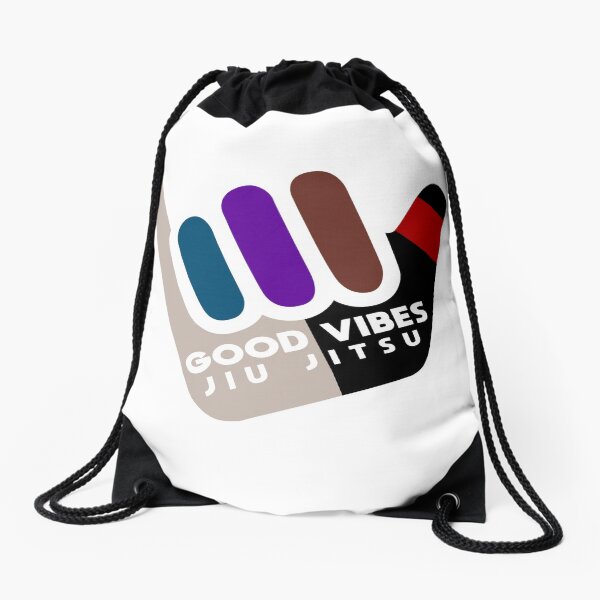 Good Vibes Jiu Jitsu Drawstring Bag