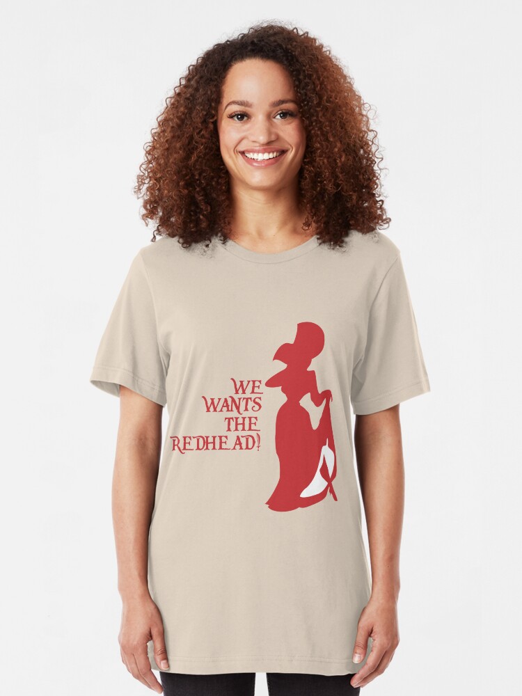 we want the redhead disney shirt