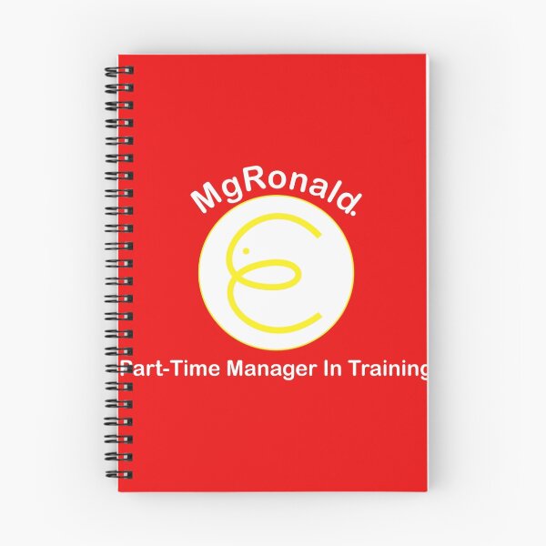Item preview, MgRonald Part Time Manager Trainee designed and sold by NevermoreShirts.