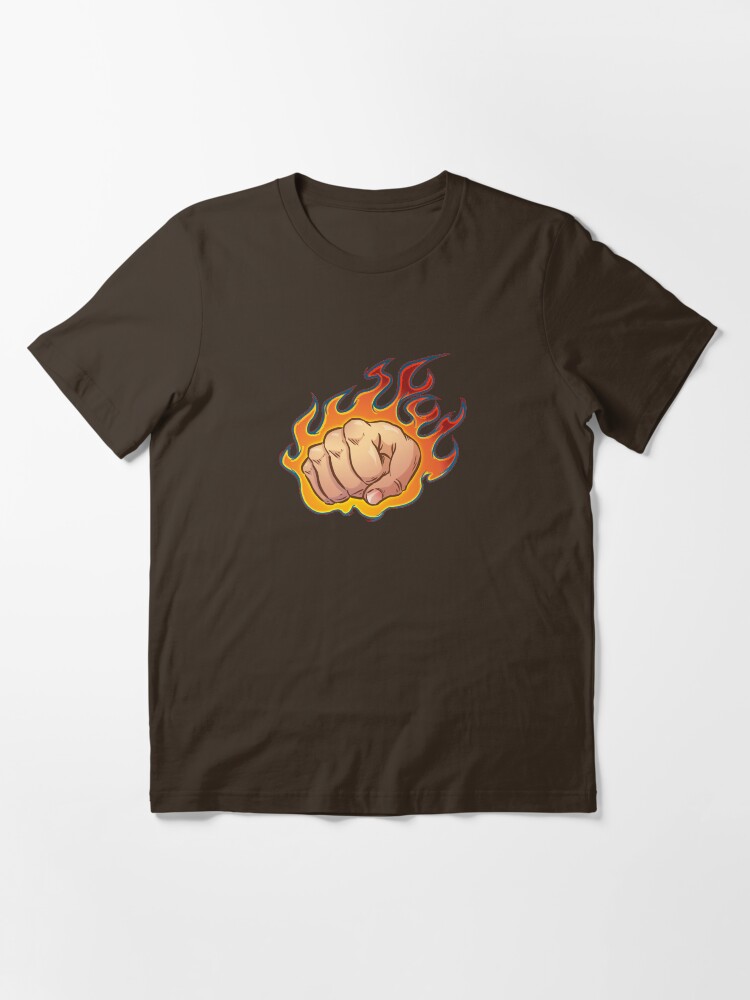 Alternate view of Flaming Fist Essential T-Shirt