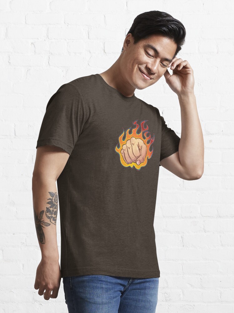 Alternate view of Flaming Fist Essential T-Shirt