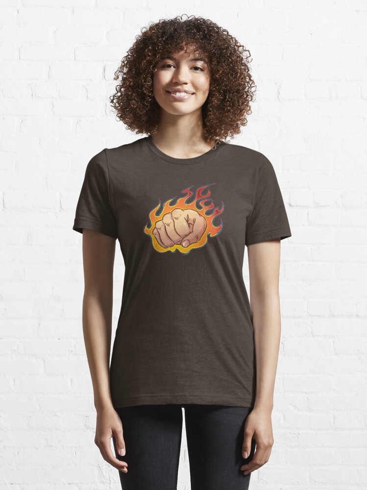 Alternate view of Flaming Fist Essential T-Shirt