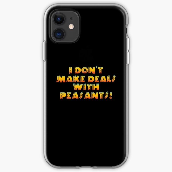 Deals With Peasants iPhone Soft Case
