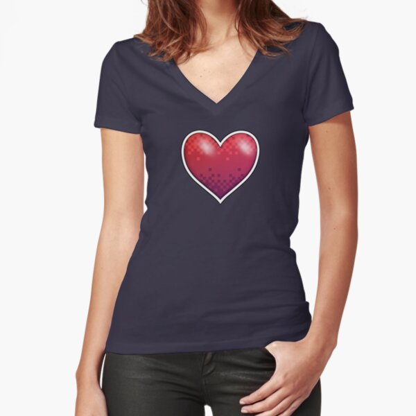 Fitted V-Neck T-Shirt
