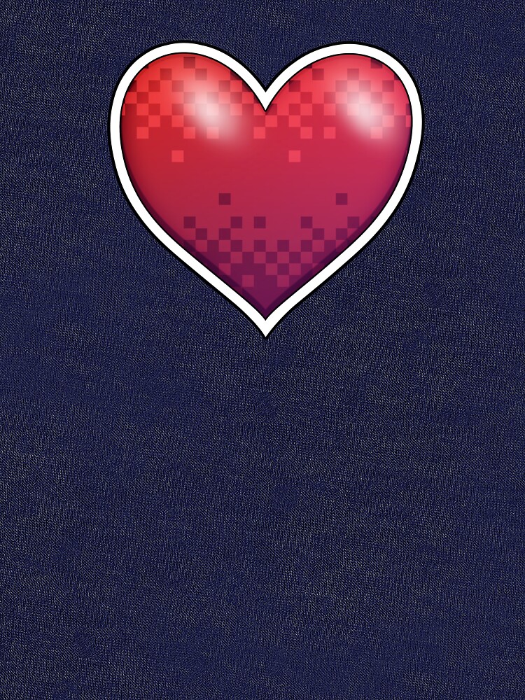 Thumbnail 7 of 7, Tri-blend T-Shirt, Heart of Pixels designed and sold by Rumblecade.