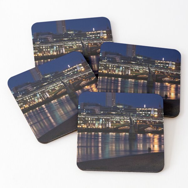 Item preview, Strolling Down the Thames Riverbank Hand in Hand - Magical Night in London designed and sold by Georgia Mizuleva.
