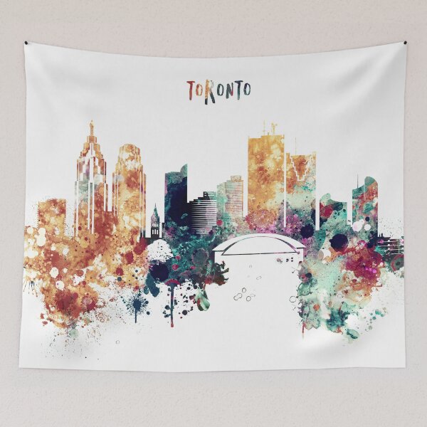 Item preview, Toronto City Skyline designed and sold by DimDom.