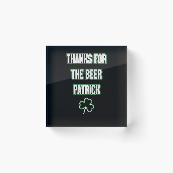 Item preview, St. Patrick's beer shamrock designed and sold by CORZ.