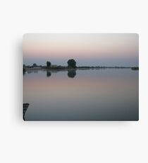 Okavango River at dawn Canvas Print