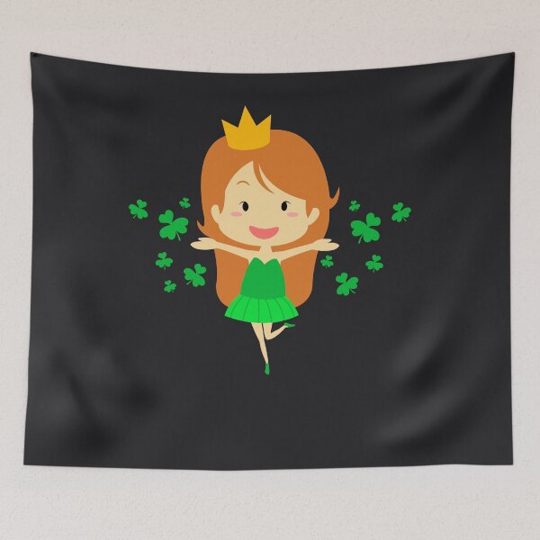Item preview, Irish Princess Art | Funny St Patricks Day Shamrock Art designed and sold by melsens.