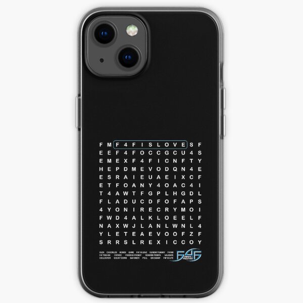 First 4 Figures - Words Game iPhone Soft Case
