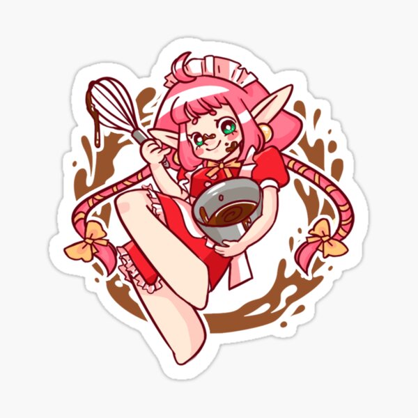 Momo la hada - san Valentín 2019 Pegatina