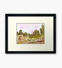 Escape to the Landscape Framed Print