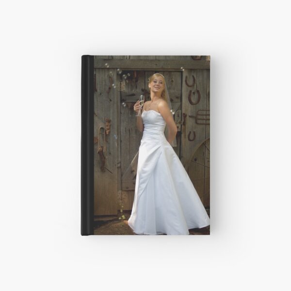 Bride with Bubbles Hardcover Journal