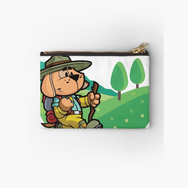 Item preview, funny dog while hiking nature designed and sold by eiwo87.